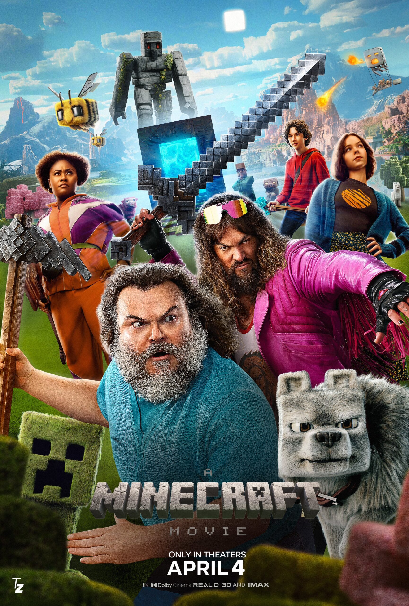 minecraft movie poster