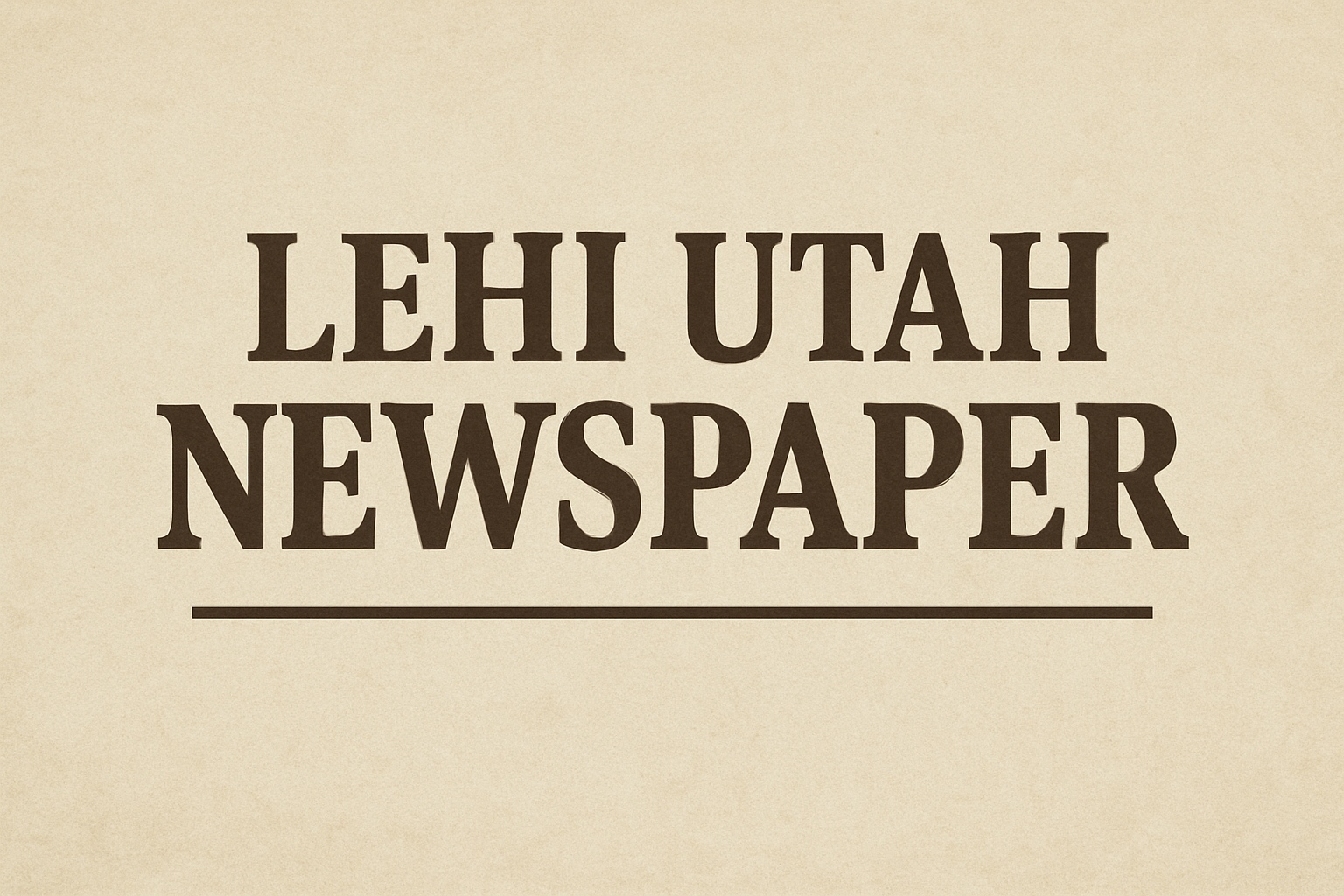 lehi utah newspaper