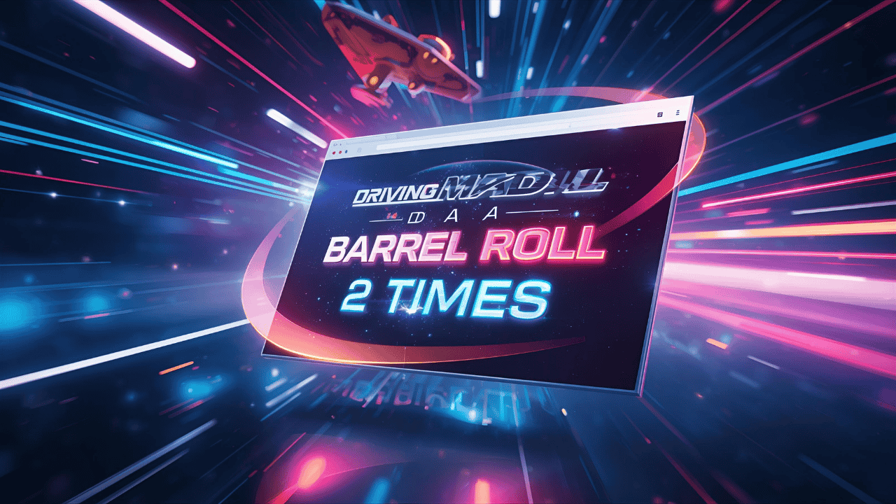 drivingmadio do a barrel roll 2 times